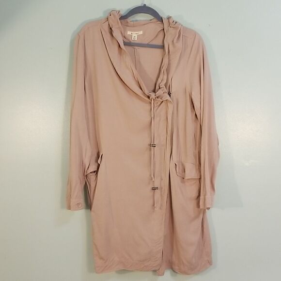 Mi ami, dusty pink, hooded shirt/jacket. Size M. - Picture 3 of 5